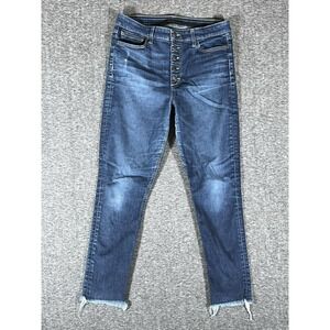 Joe's Jeans‎ The Charlie High-Rise Skinny Ankle Button Fly Womens Jeans 32x28